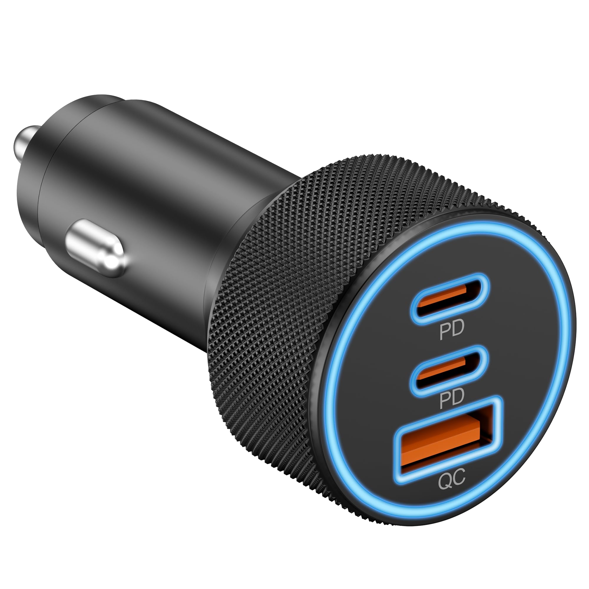 USB C Car Charger, 3 Ports 67W Dual USB-C and USB-A Car Power Adapter PD/QC Fast Charging Cigarette Lighter for iPhone 16/15/14/13/12/11/Pro Max, iPad, Samsung Galaxy S25 S24/S23 /S22/S2S21, Pixel, Android