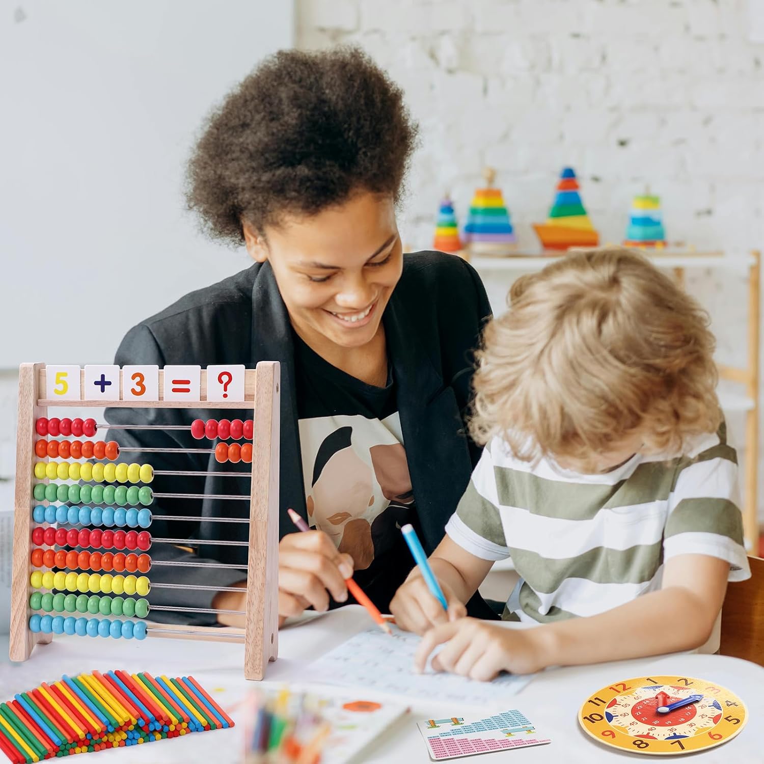 Wooden Abacus for Math