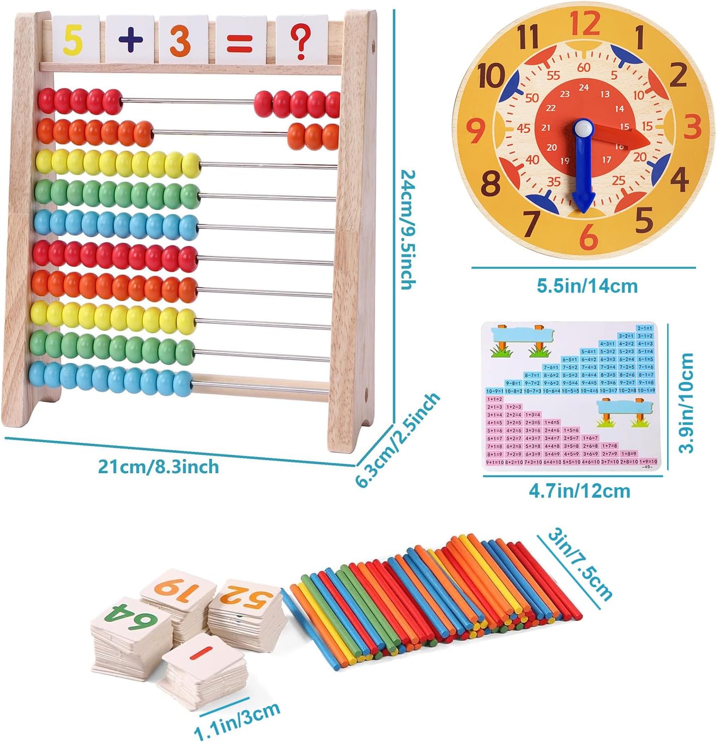 Wooden Abacus for Math