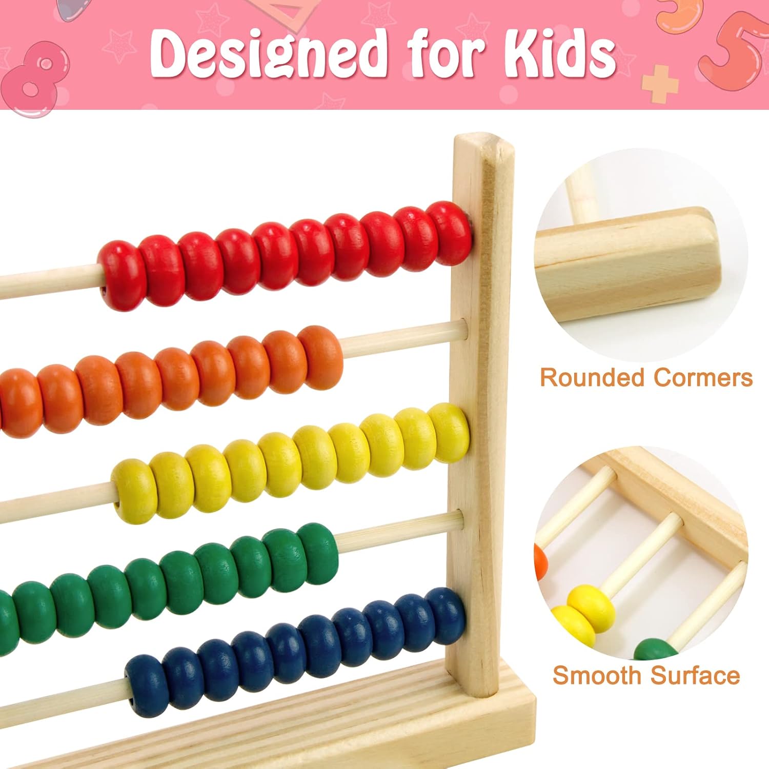 Multi-color Wooden Abacus