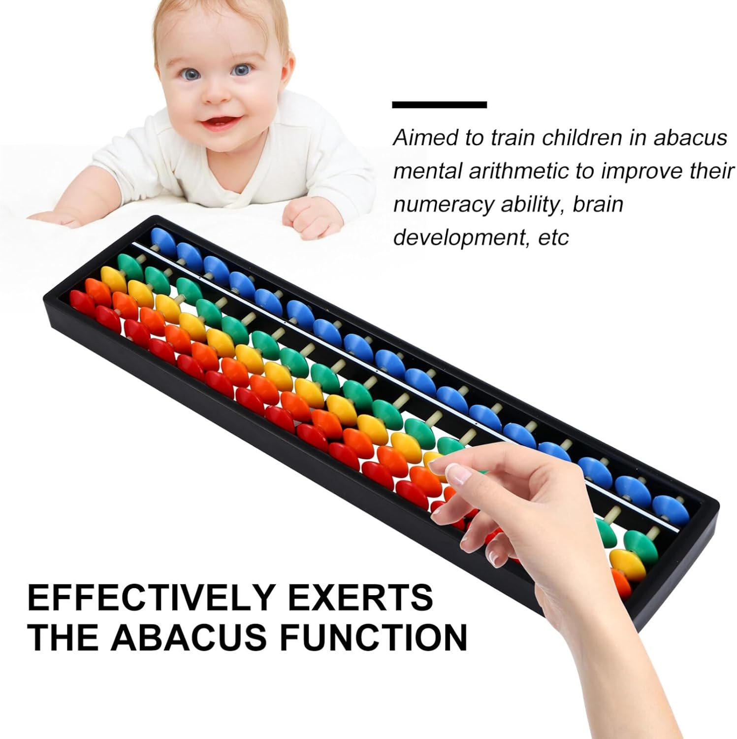 Plastic Abacus Beads
