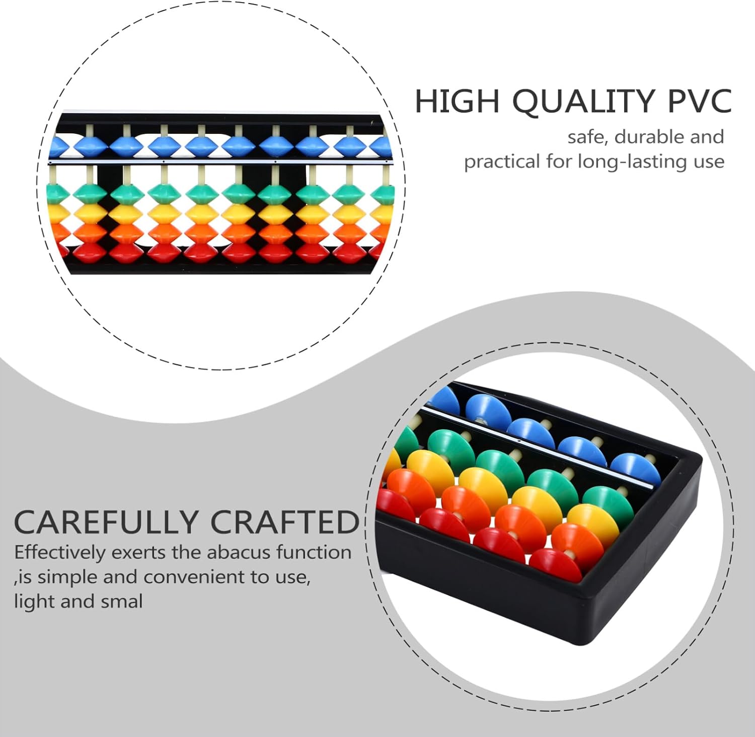 Plastic Abacus Beads