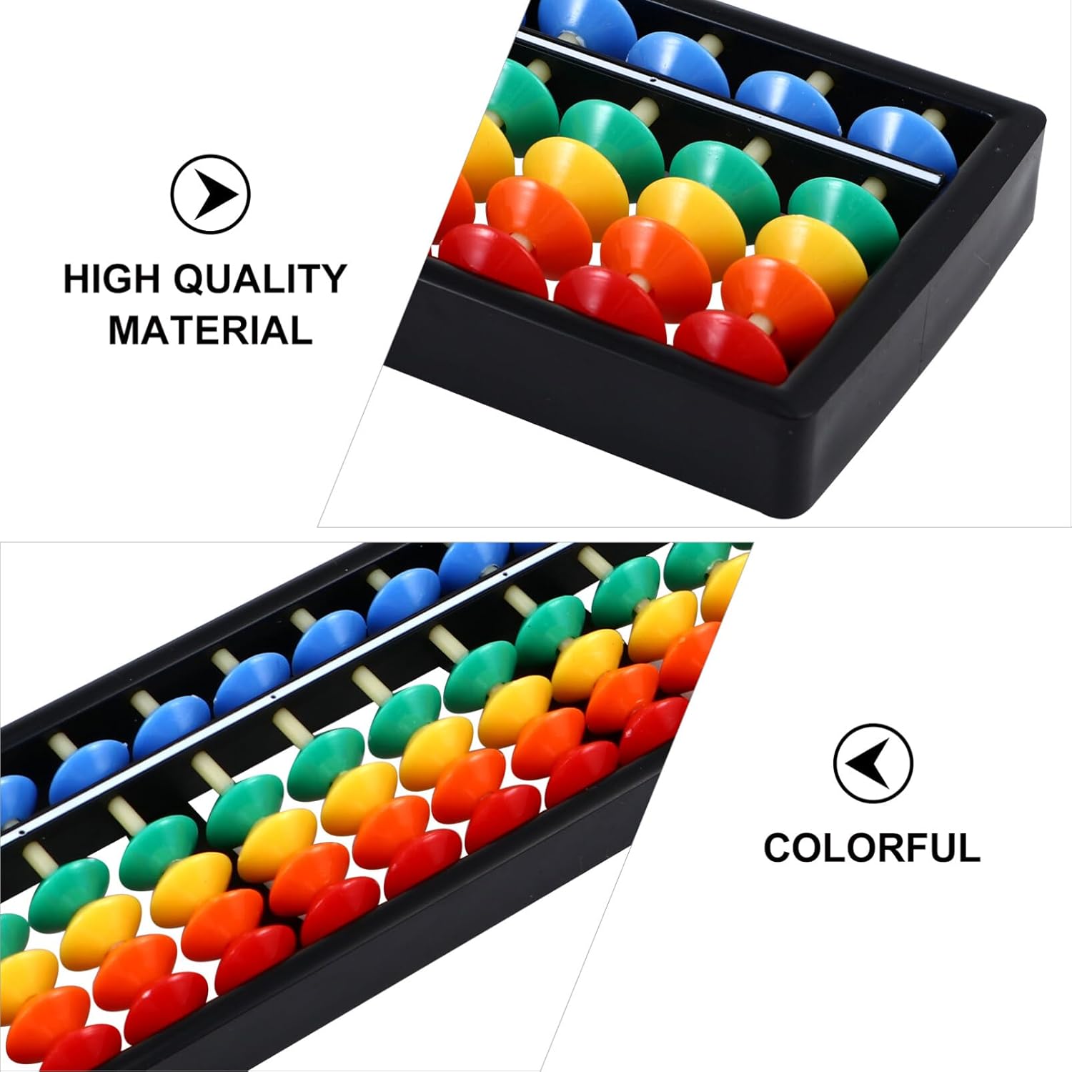 Plastic Abacus Beads