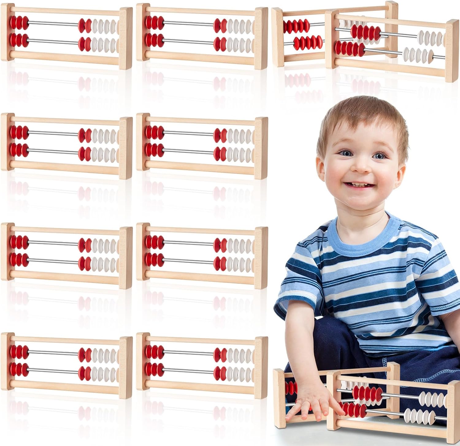 Mini 20 Beads Wooden Abacus
