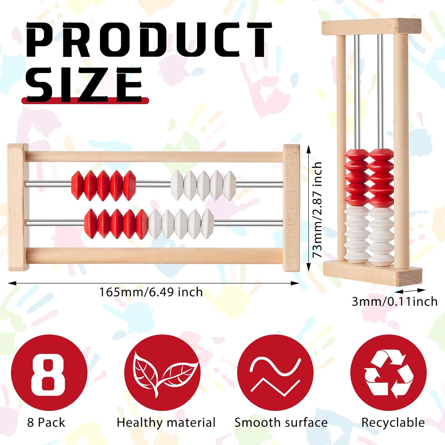 Mini 20 Beads Wooden Abacus