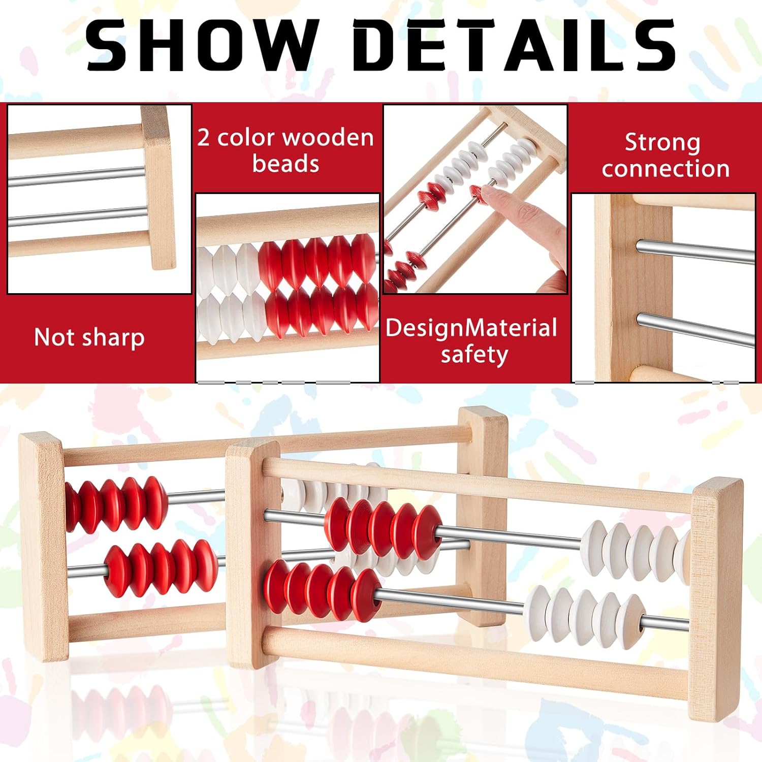 Mini 20 Beads Wooden Abacus