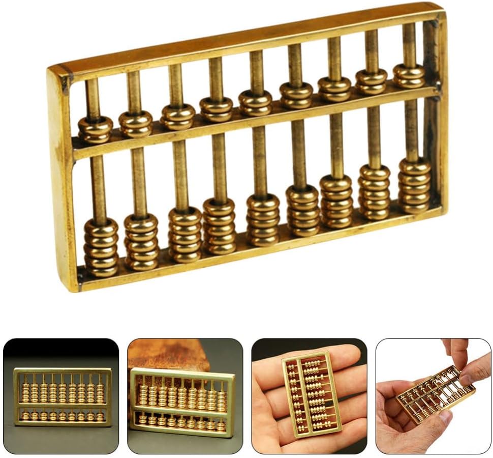 Miniature Brass Abacus Feng Shui