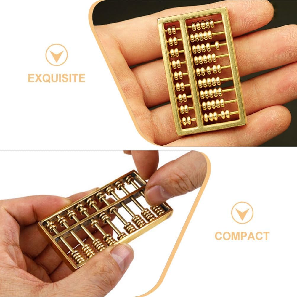 Miniature Brass Abacus Feng Shui