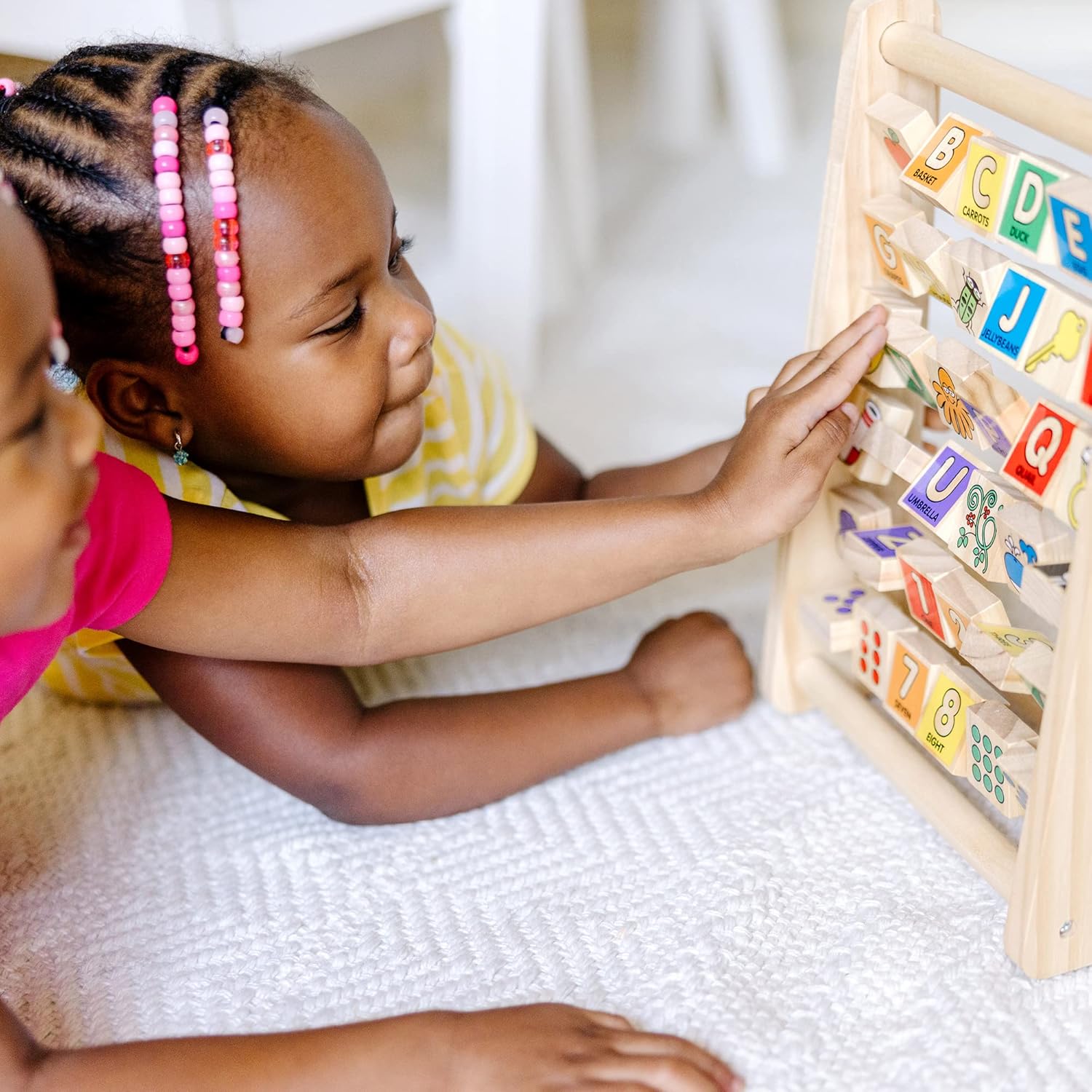 ABC-123 Abacus, Classic Wooden Educational Toy