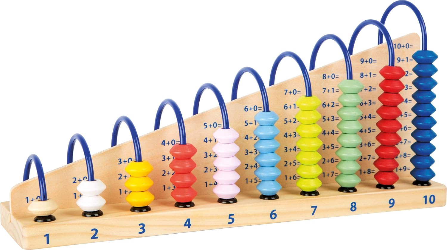 Wooden Abacus with Small Feet, Classic Educational Counting Toy