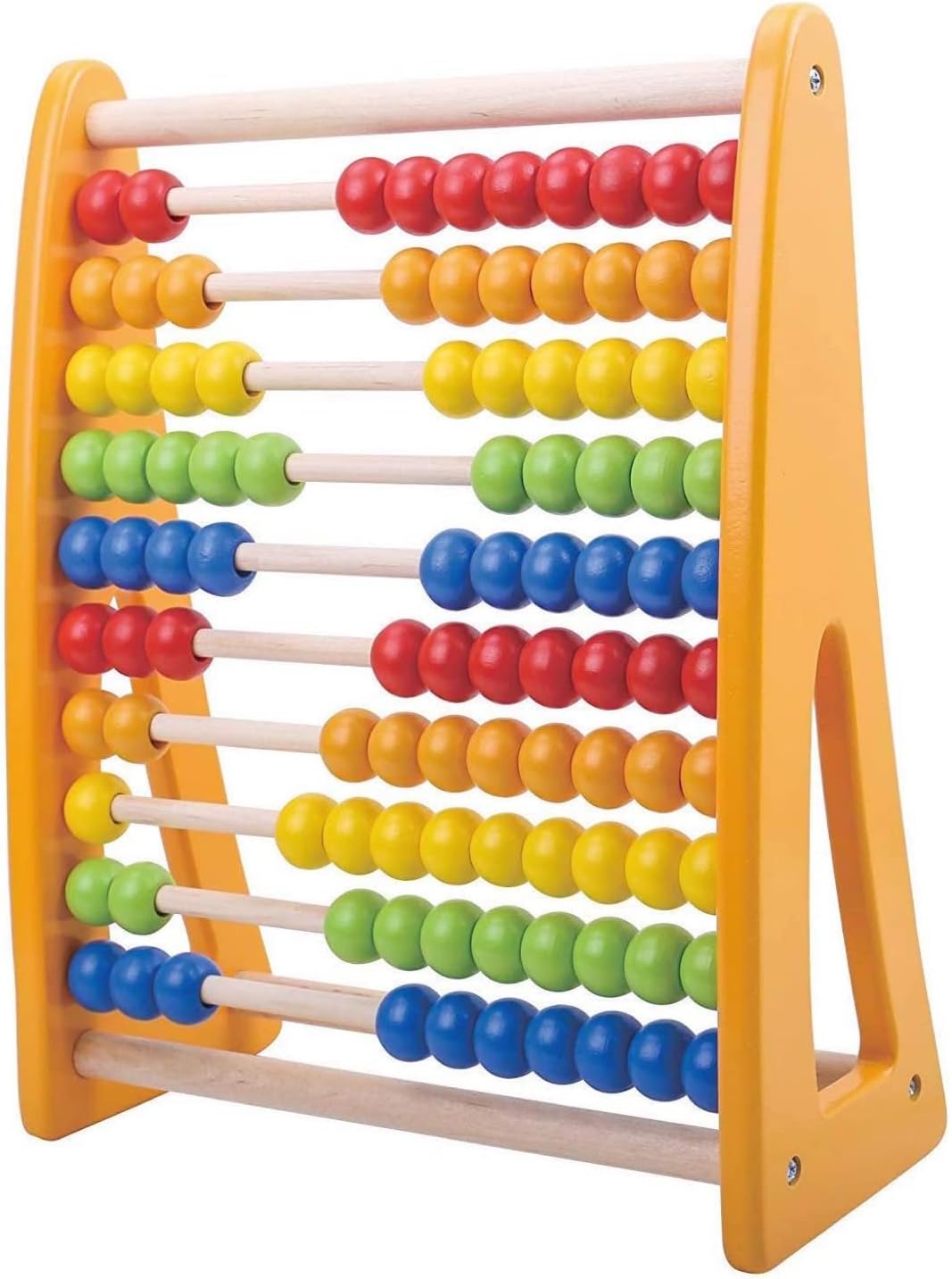 Kids Abacus, Wooden Counting Toys for Toddlers, Math Manipulatives Beads