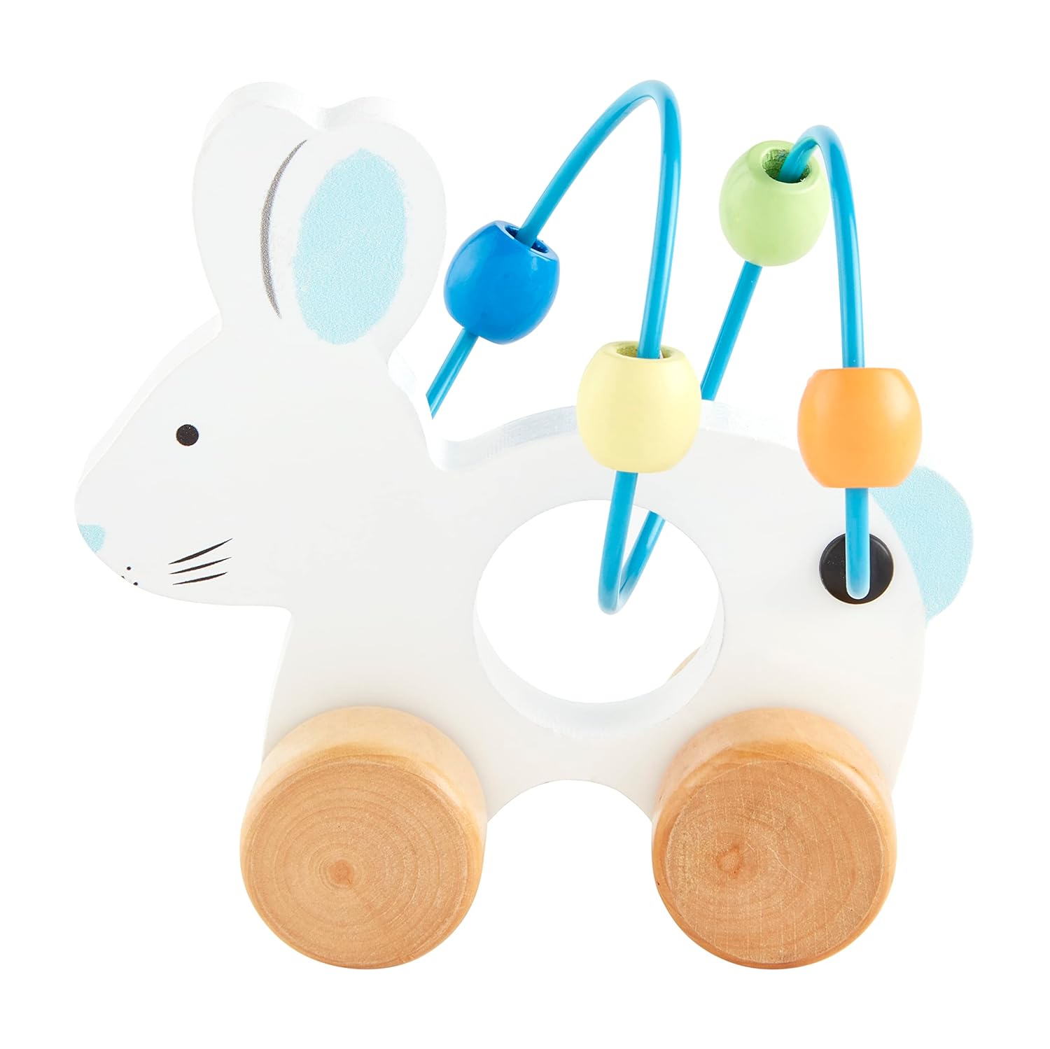 Mud Pie Rabbit Abacus Toy, Blue