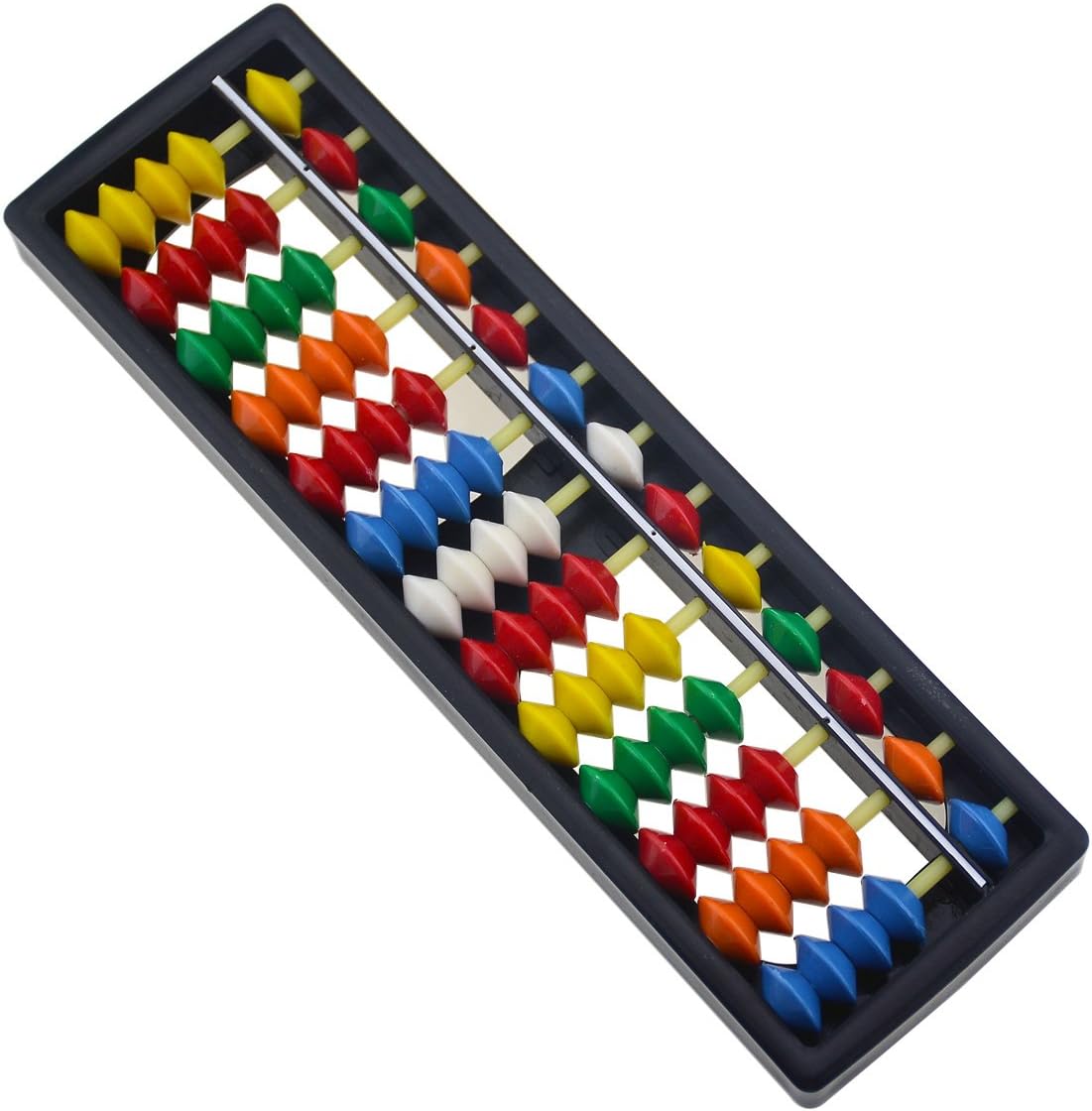 13 Digit Lever with Colorful Beads Plastic Abacus Numeracy Children's Counting Tools
