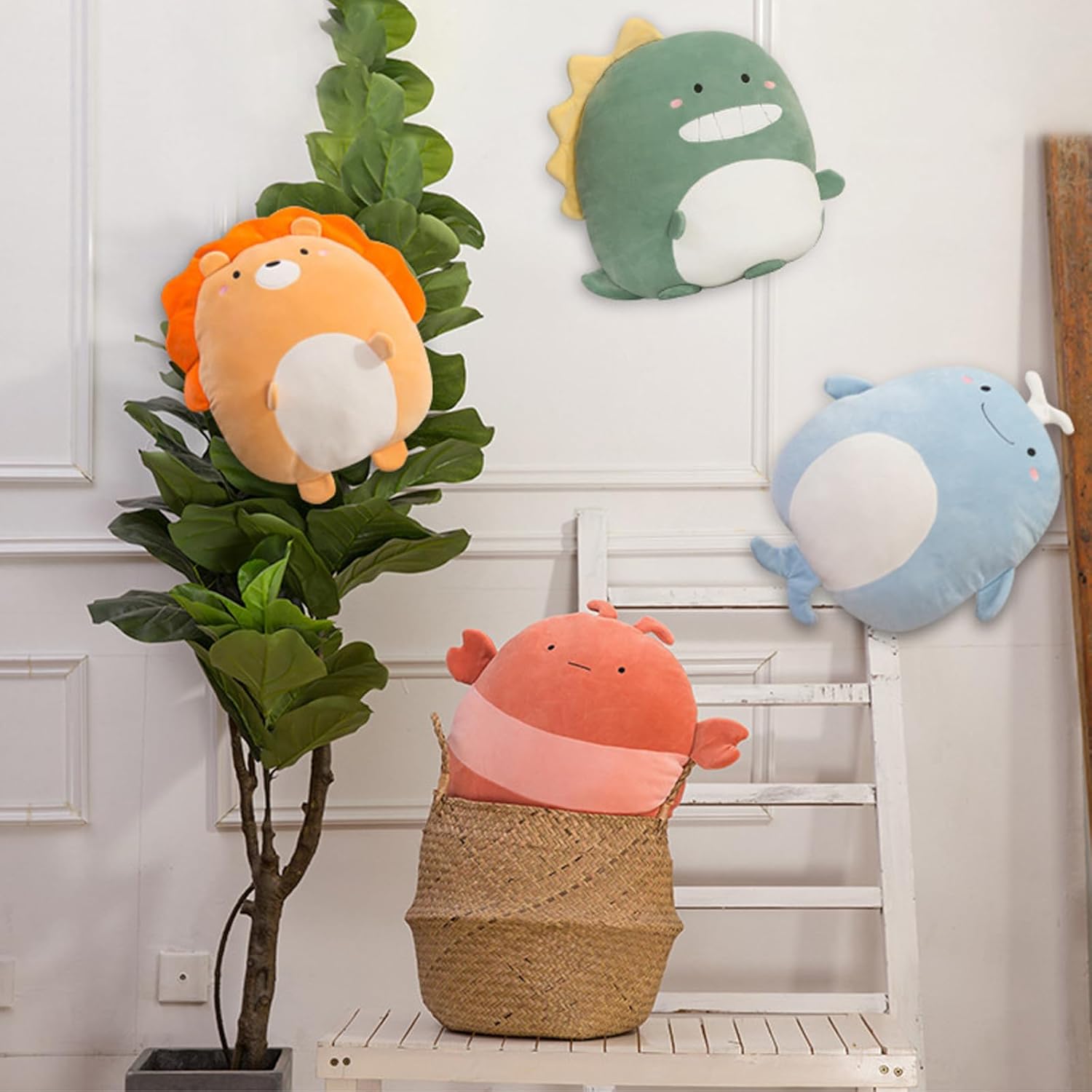 16" Dinosaur Plush Pillow
