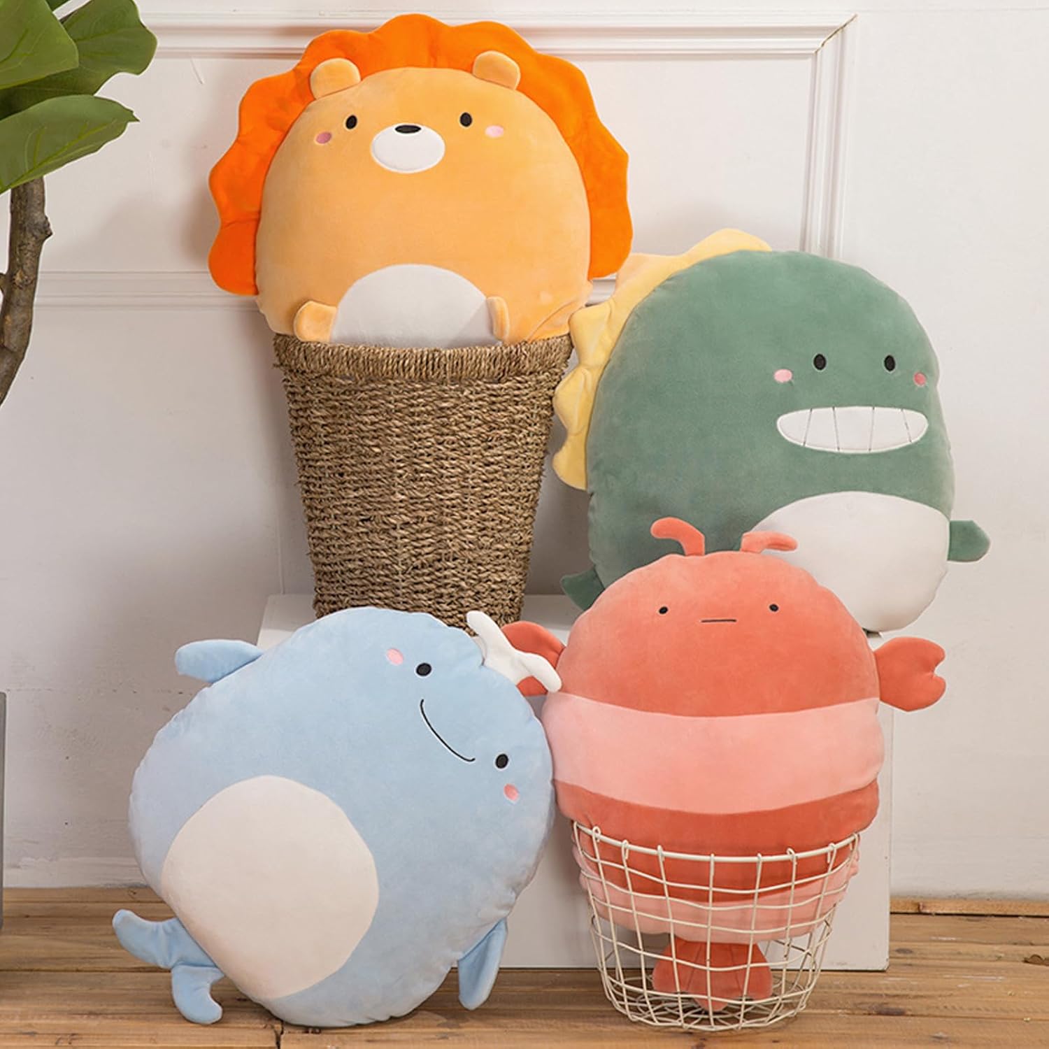 16" Dinosaur Plush Pillow