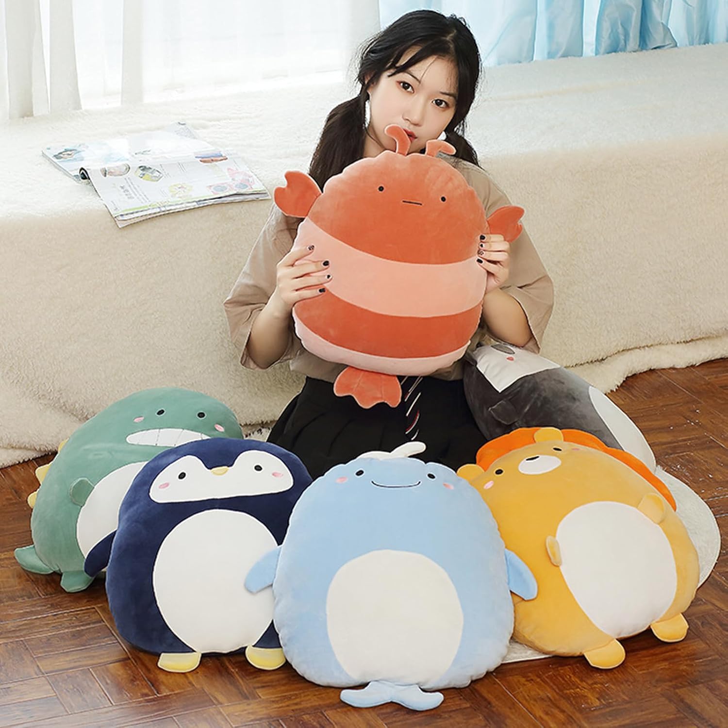 16" Dinosaur Plush Pillow