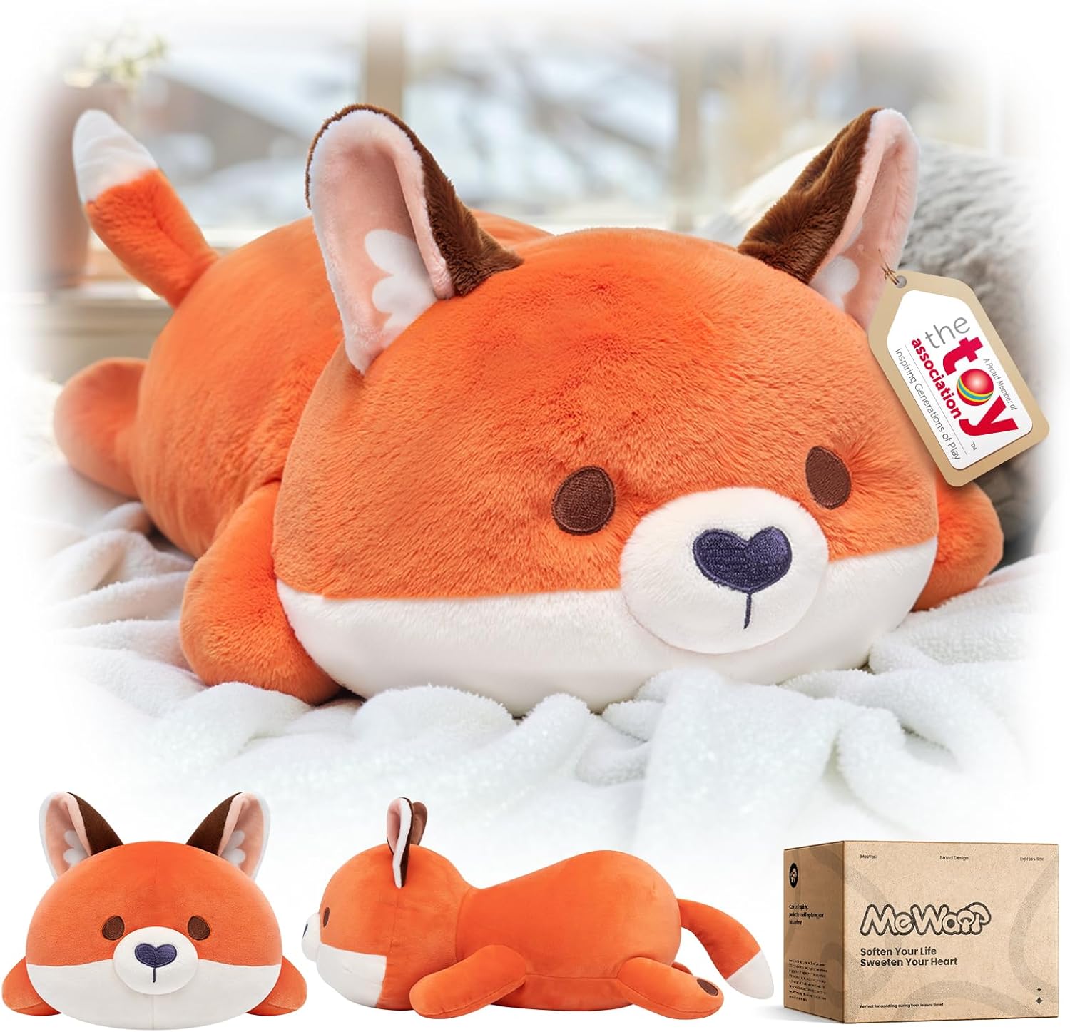 Mewaii Cute Fox Plush Pillow