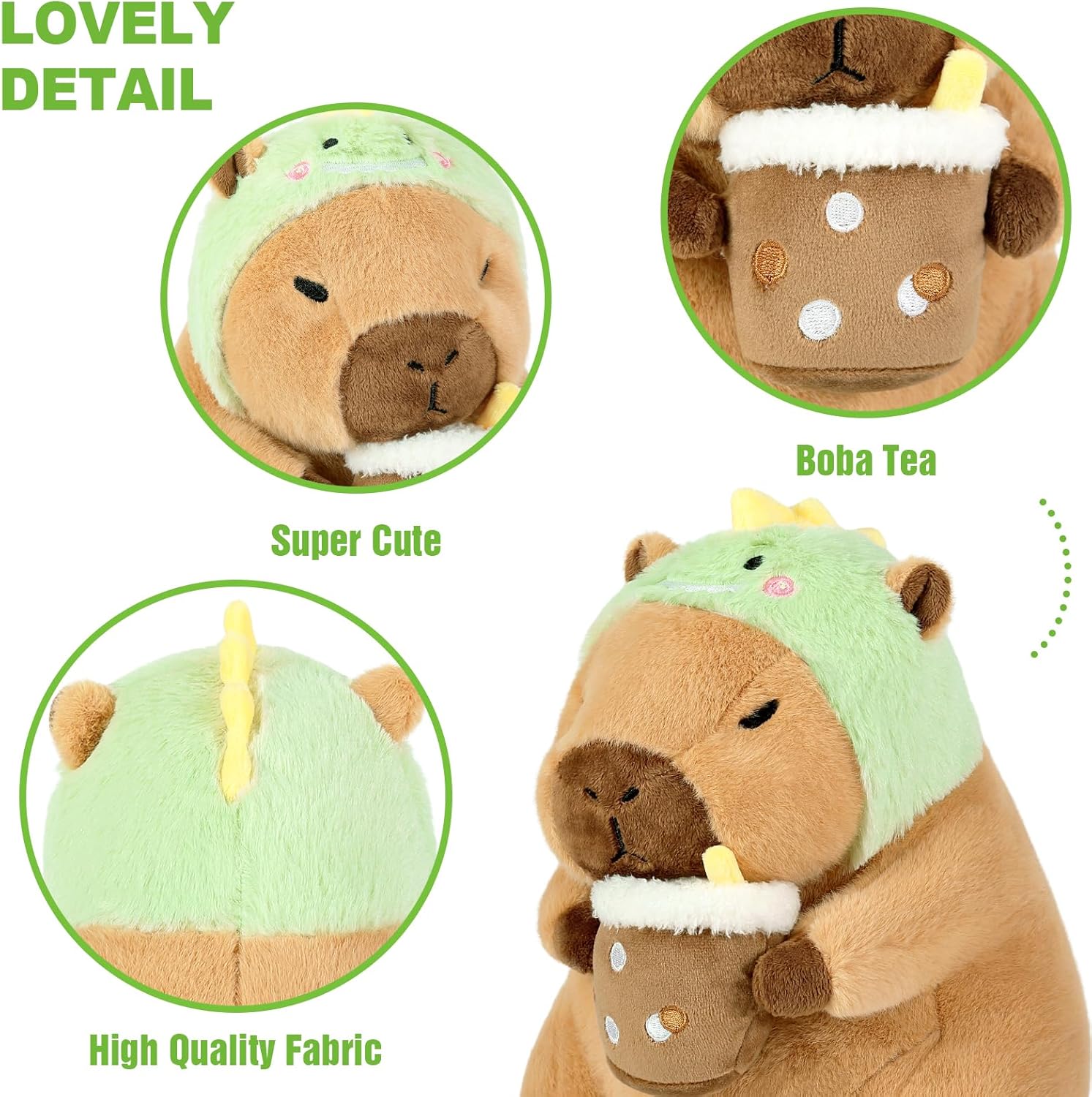 11" Ditucu Capybara Plush Pillow