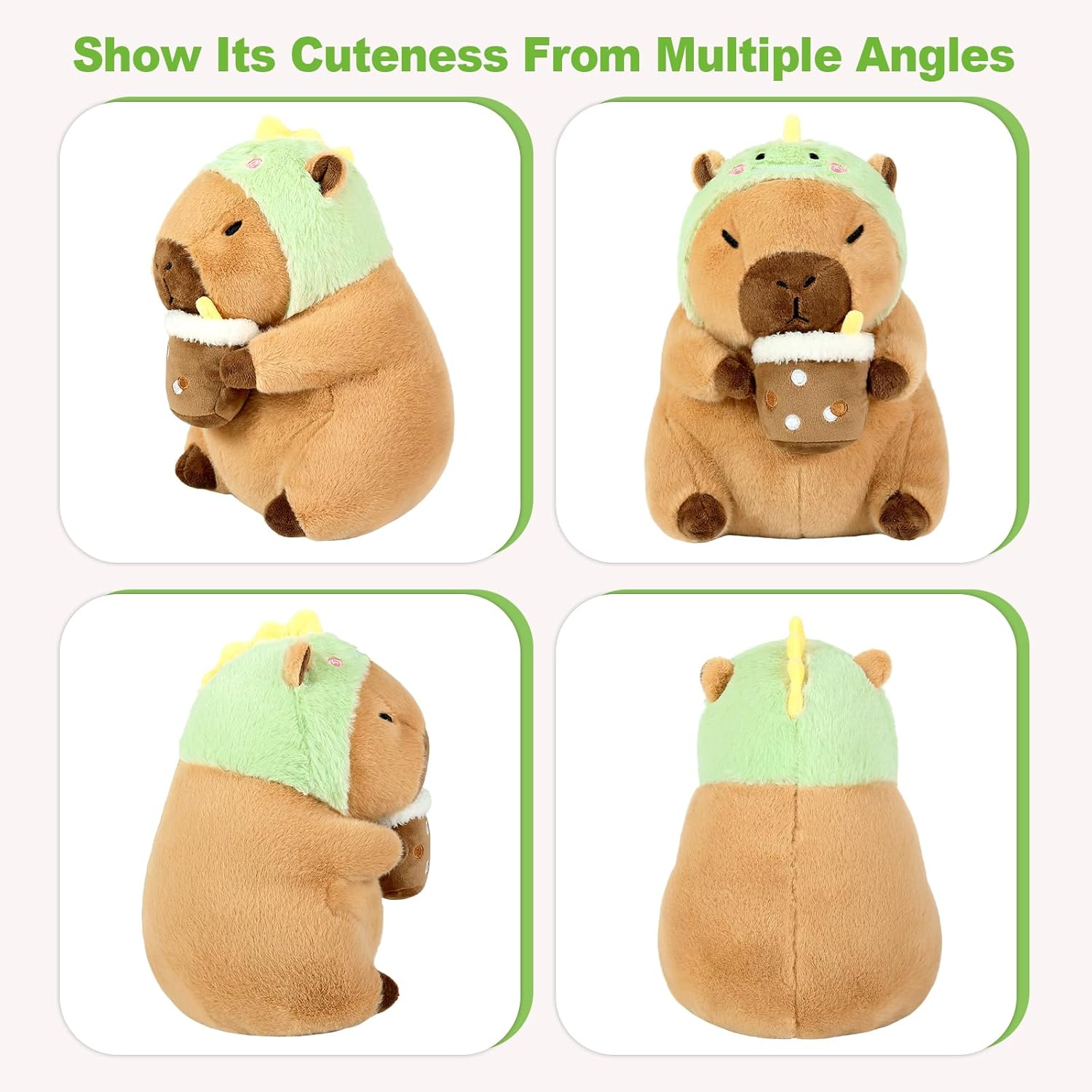 11" Ditucu Capybara Plush Pillow