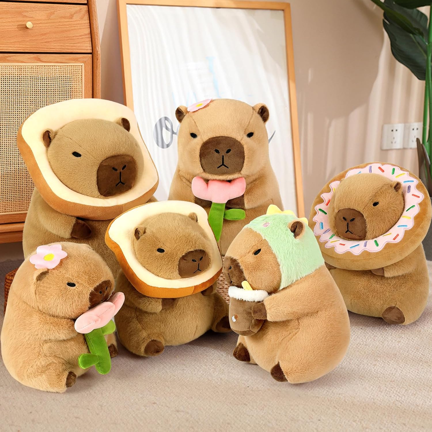 11" Ditucu Capybara Plush Pillow