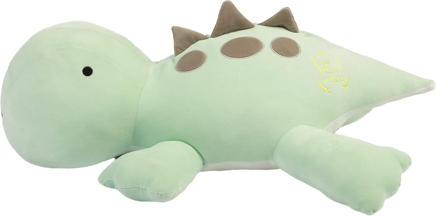 24" 4 Pounds Weighted Dinosaur Plush Pillow
