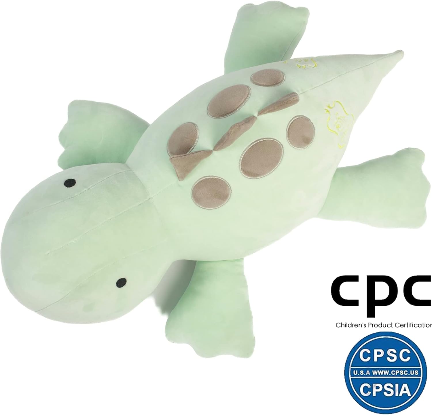24" 4 Pounds Weighted Dinosaur Plush Pillow