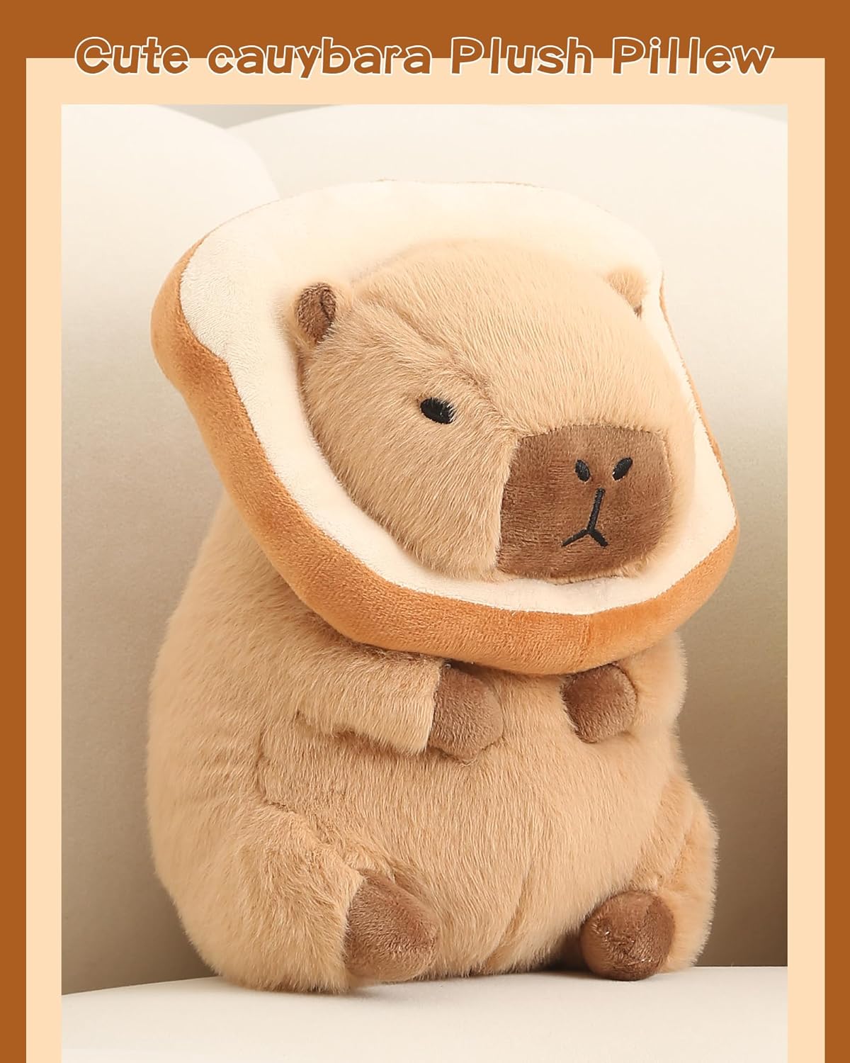 12" Capybara Plush Water Dolphin Pillow