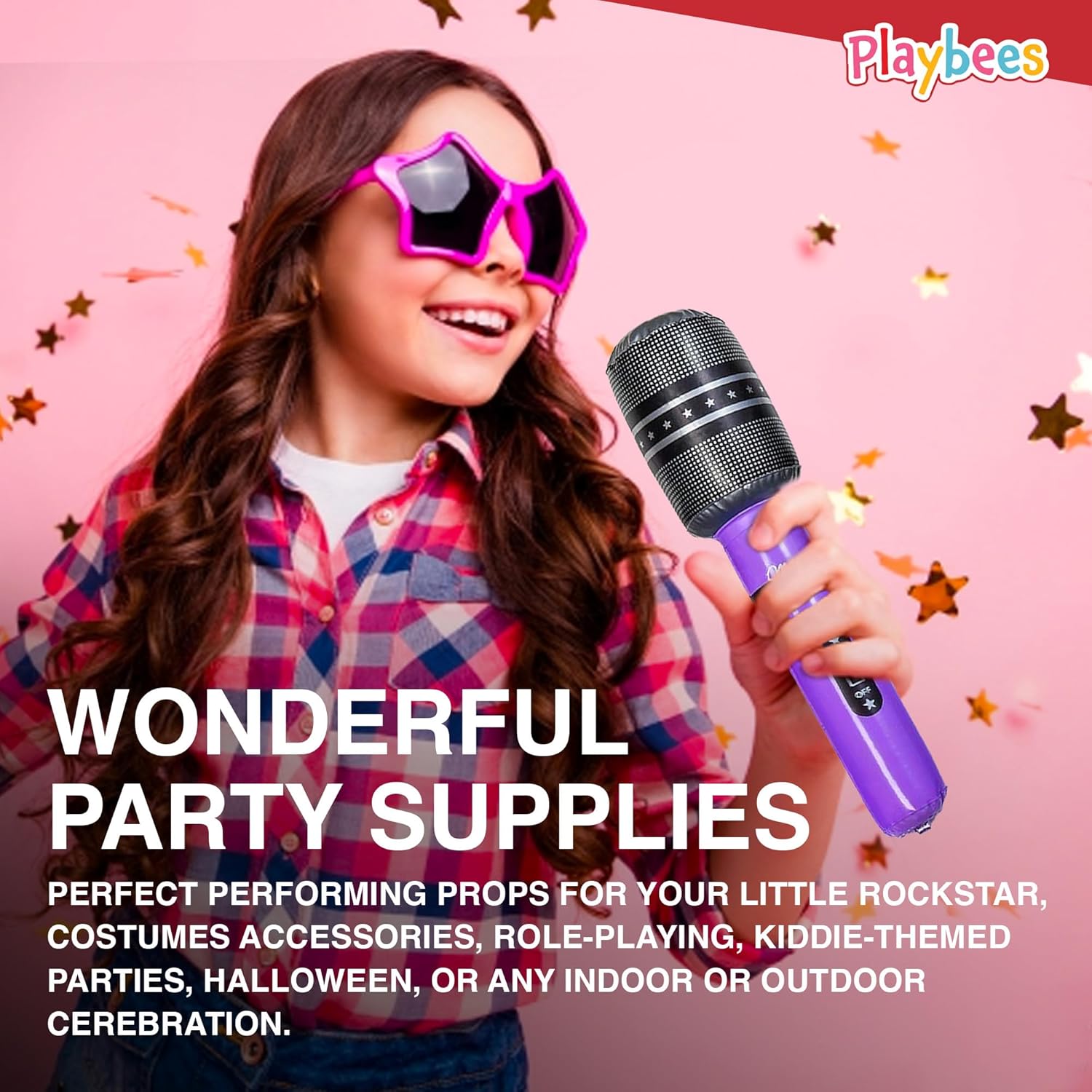 Inflatable Microphones - 12-Pack, 10.5 inch  Wireless Microphones