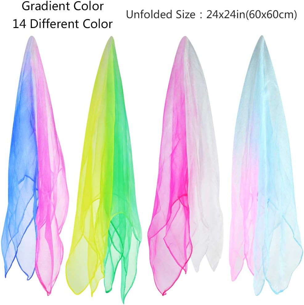28 Pack Dance Scarf, 14 Colors