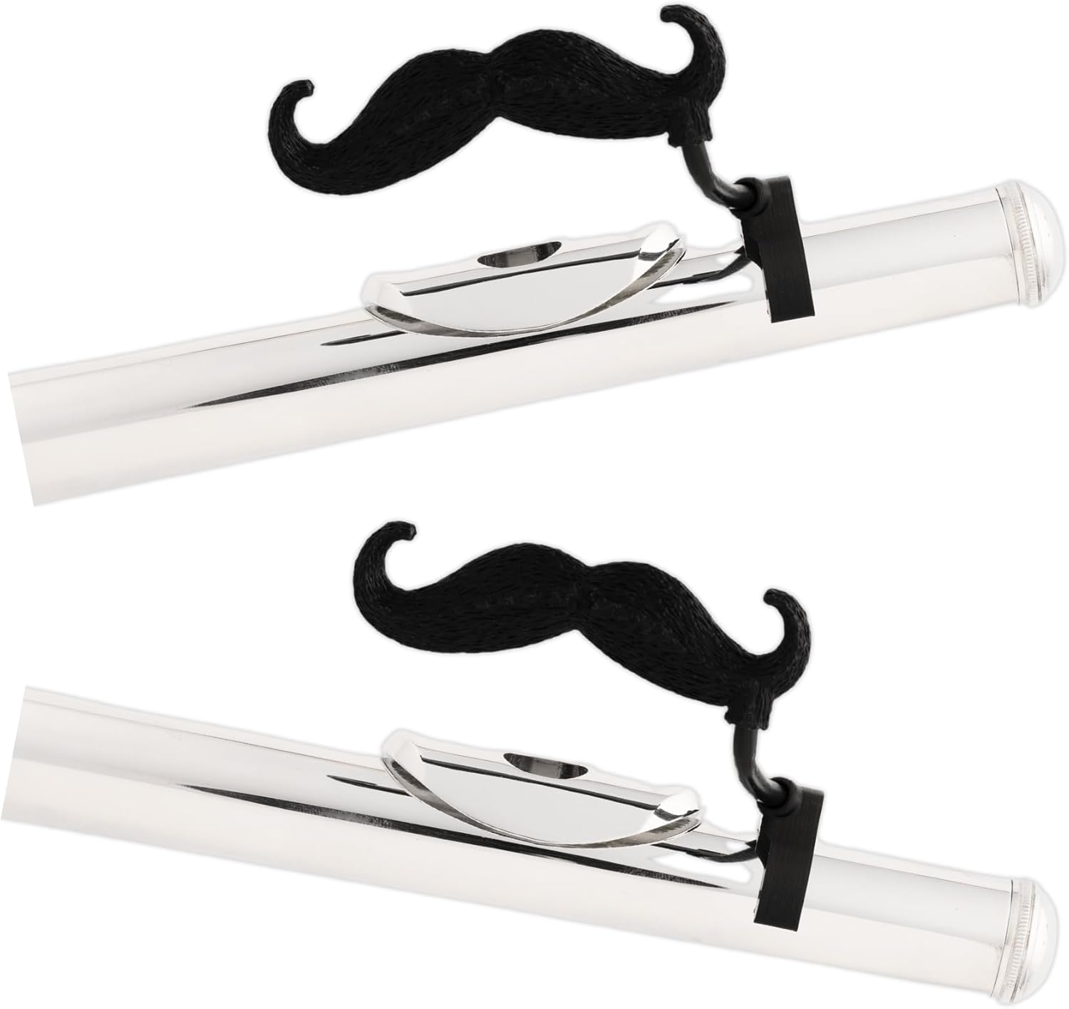 Flute-stache 2.0 Kids, 2-Pack Clip-on Moustache