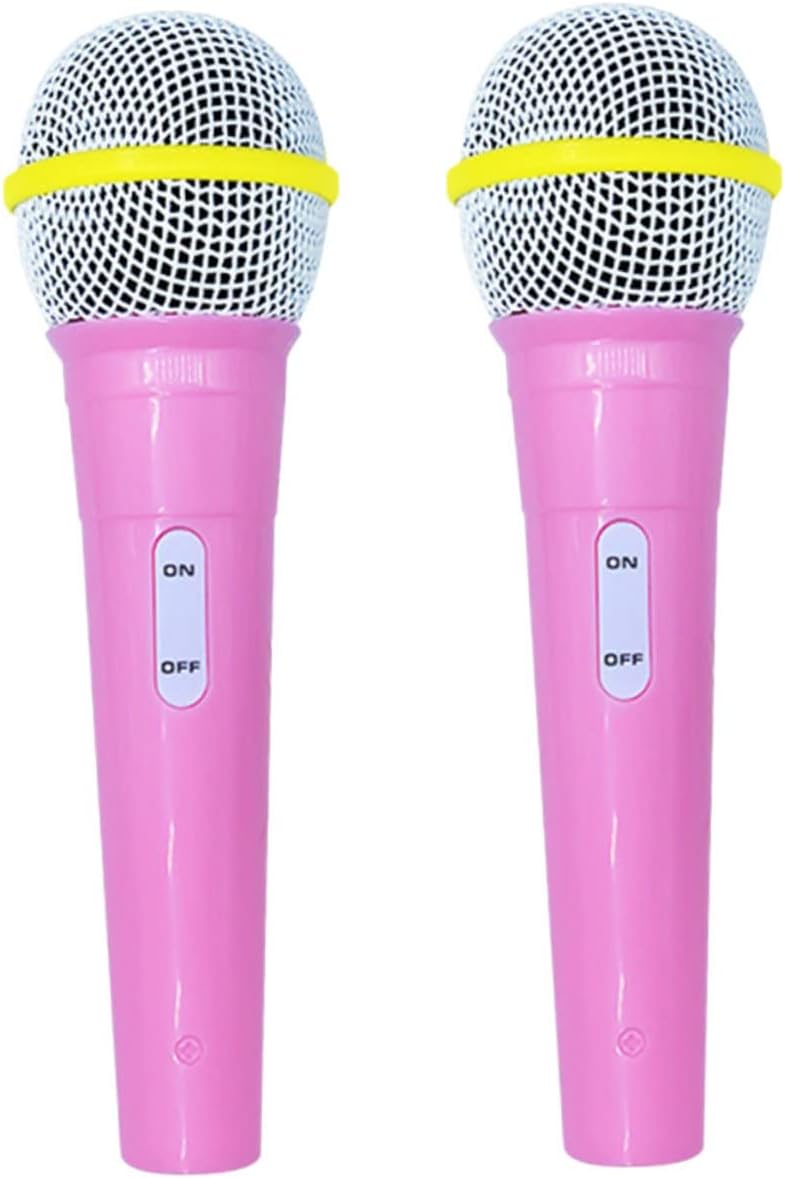 2 Pack Plastic Microphone, Role-Play Props