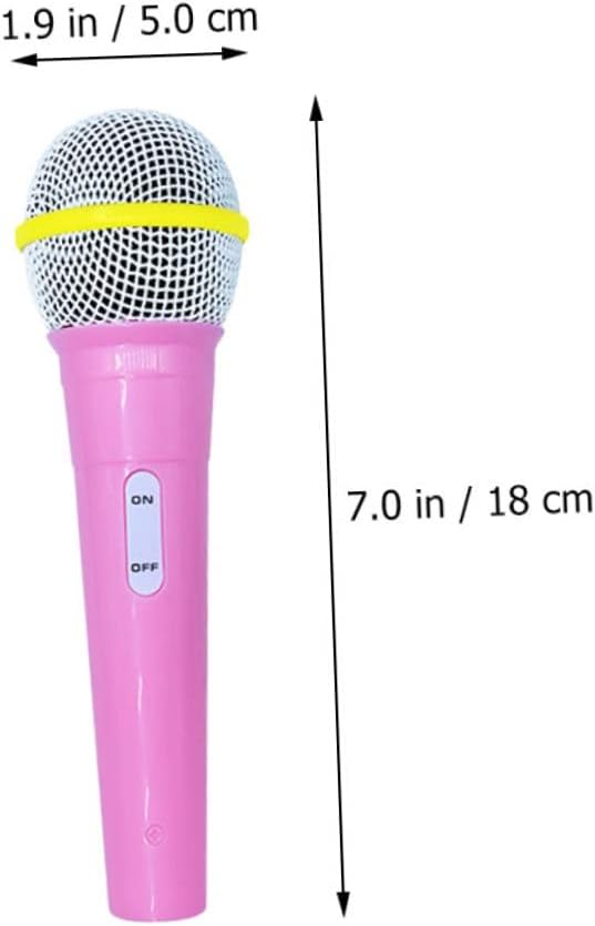 2 Pack Plastic Microphone, Role-Play Props