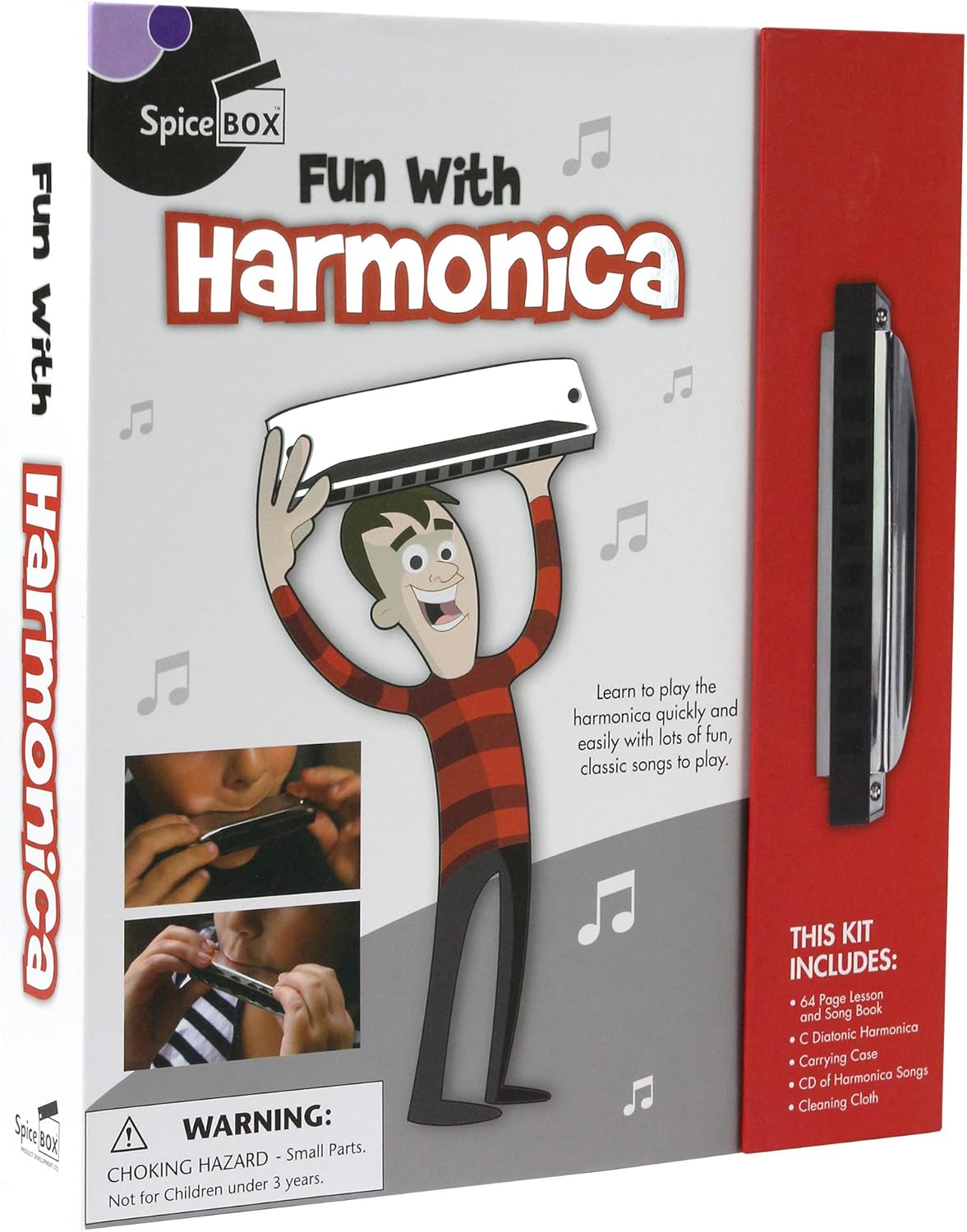 Children's Activity Set with Harmonica, 13 Beginner Songs