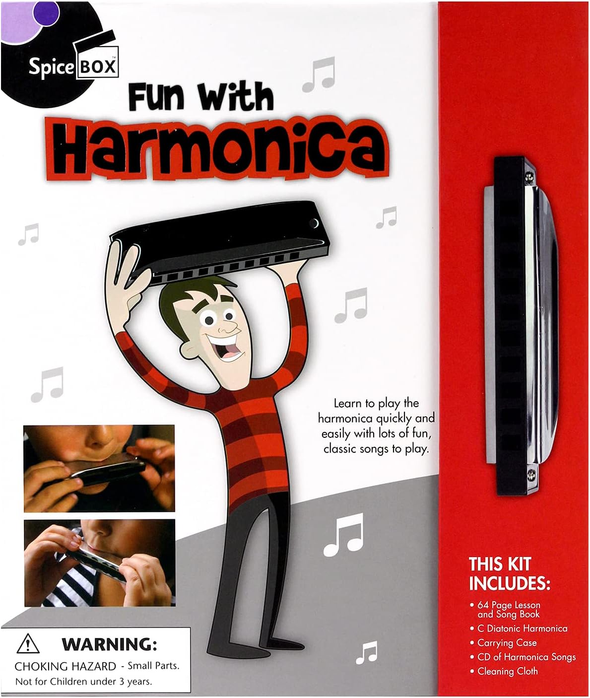 Children's Activity Set with Harmonica, 13 Beginner Songs