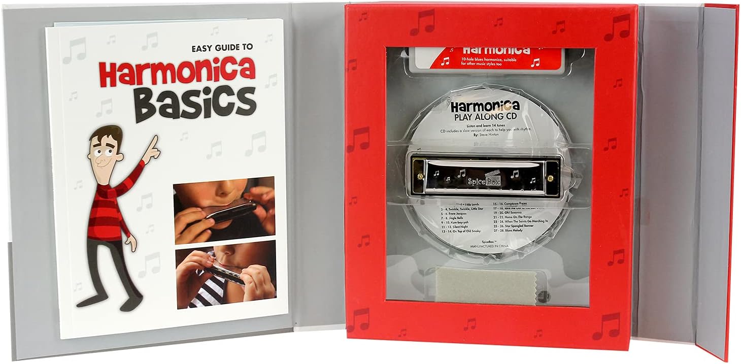 Children's Activity Set with Harmonica, 13 Beginner Songs