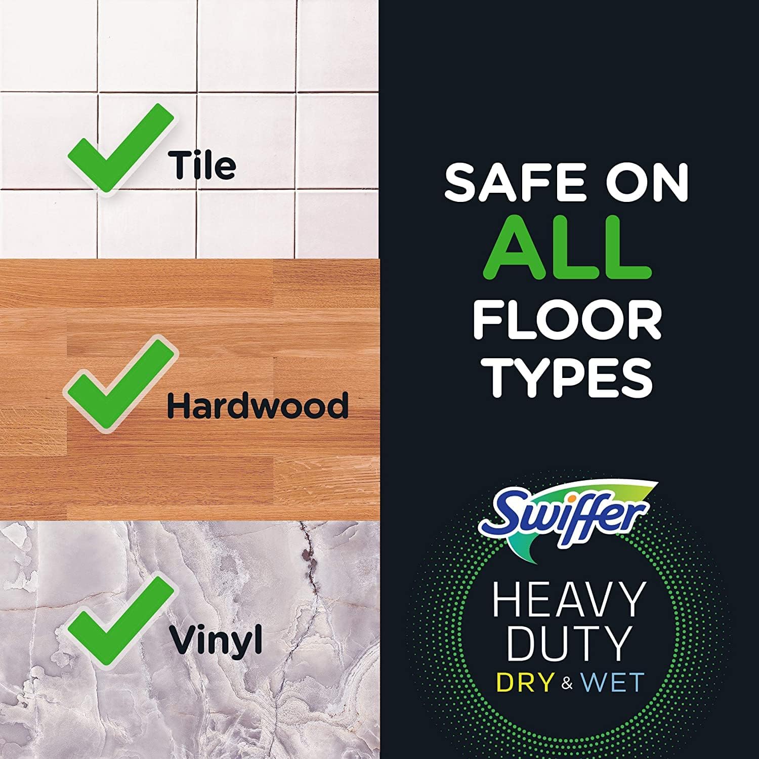 Sweep + Mop | Wet Pad Replacement | Floor Cleaner | Cleaning Cloth | Heavy Duty | Fresh | 20ct