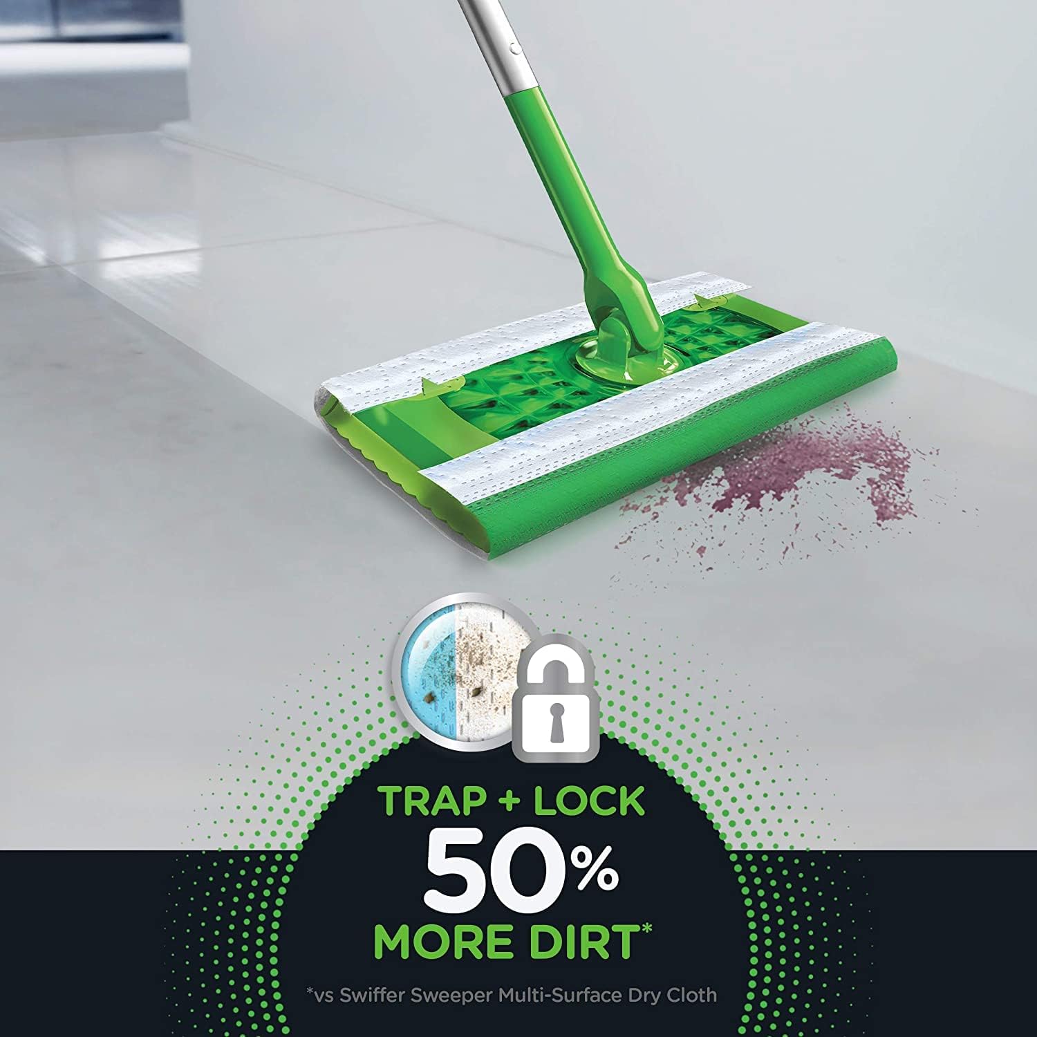 Sweep + Mop | Wet Pad Replacement | Floor Cleaner | Cleaning Cloth | Heavy Duty | Fresh | 20ct