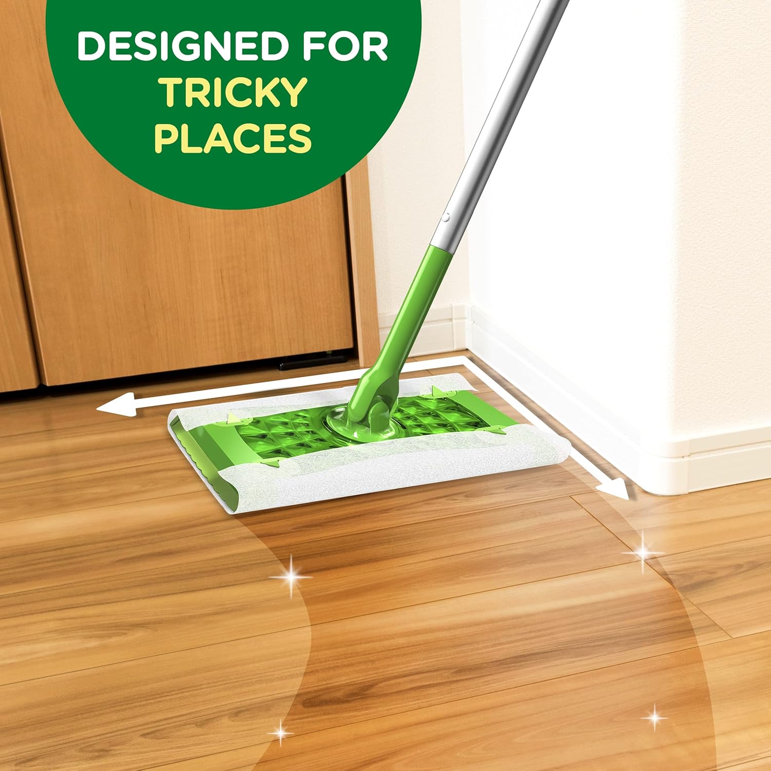 Sweeper Dry Sweeping Pads | Multi-Surface Replacement for Dusting Floor Mop with Febreze Lavender | Pack of 32
