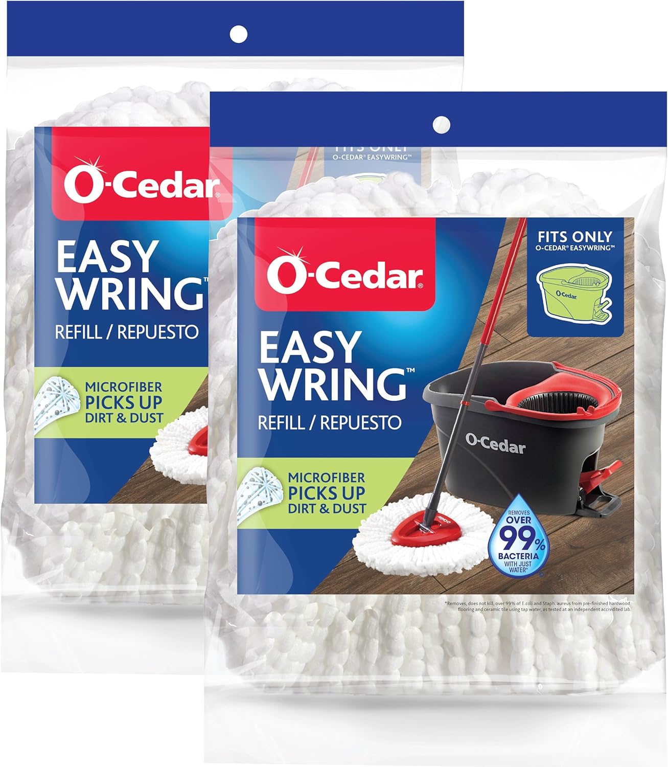 EasyWring Spinning Mop Head Replacement (2-Pack)