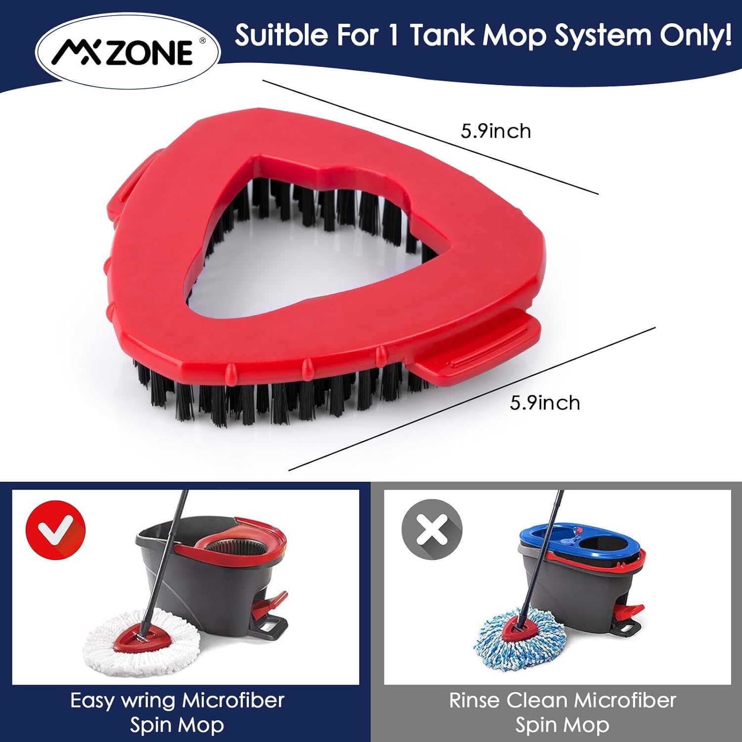 Bathroom Scrub Brush Replacement Head