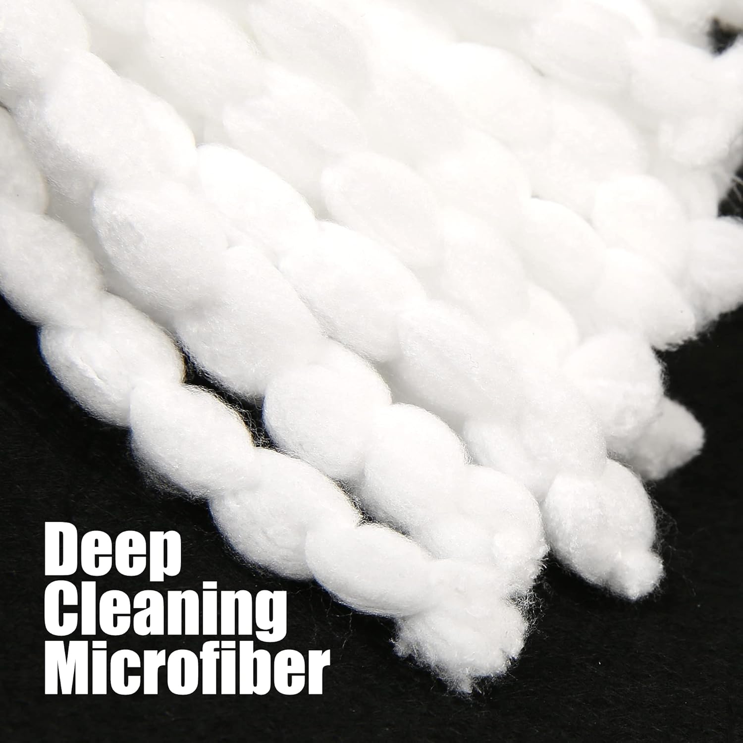 6-piece Replacement Mop Head Compatible with Ocedar EasyWring Replacement Spin Mop for Ocedar 100% microfiber | deep cleaning | machine washable | easy to replace.
