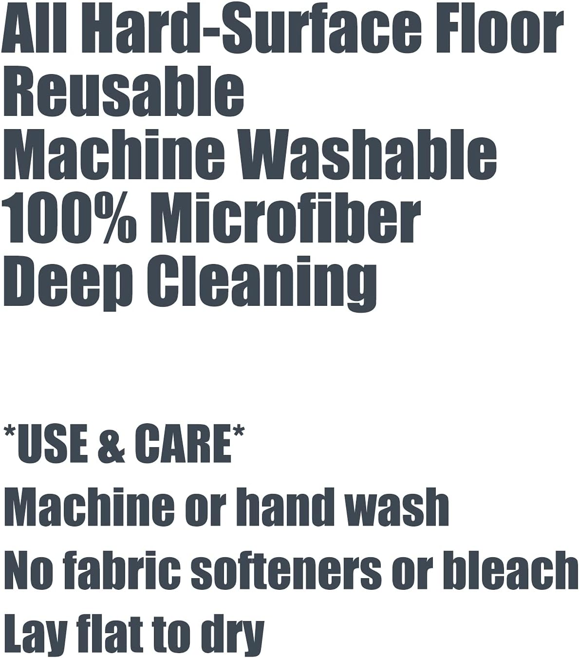 6-piece Replacement Mop Head Compatible with Ocedar EasyWring Replacement Spin Mop for Ocedar 100% microfiber | deep cleaning | machine washable | easy to replace.