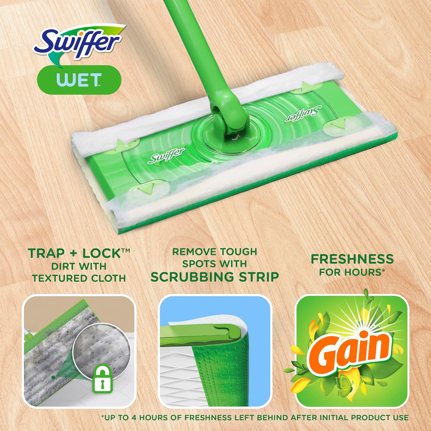 Sweeper Wet Mop | Multi-Surface Floor Cleaner | Original Scent | 24 Count