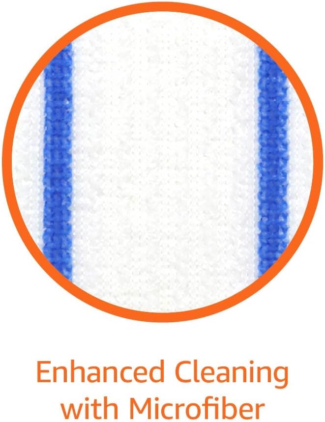 Heavy Duty Dry Mop Pads - 11" x 5.9" | Pack of 30 | Microfiber