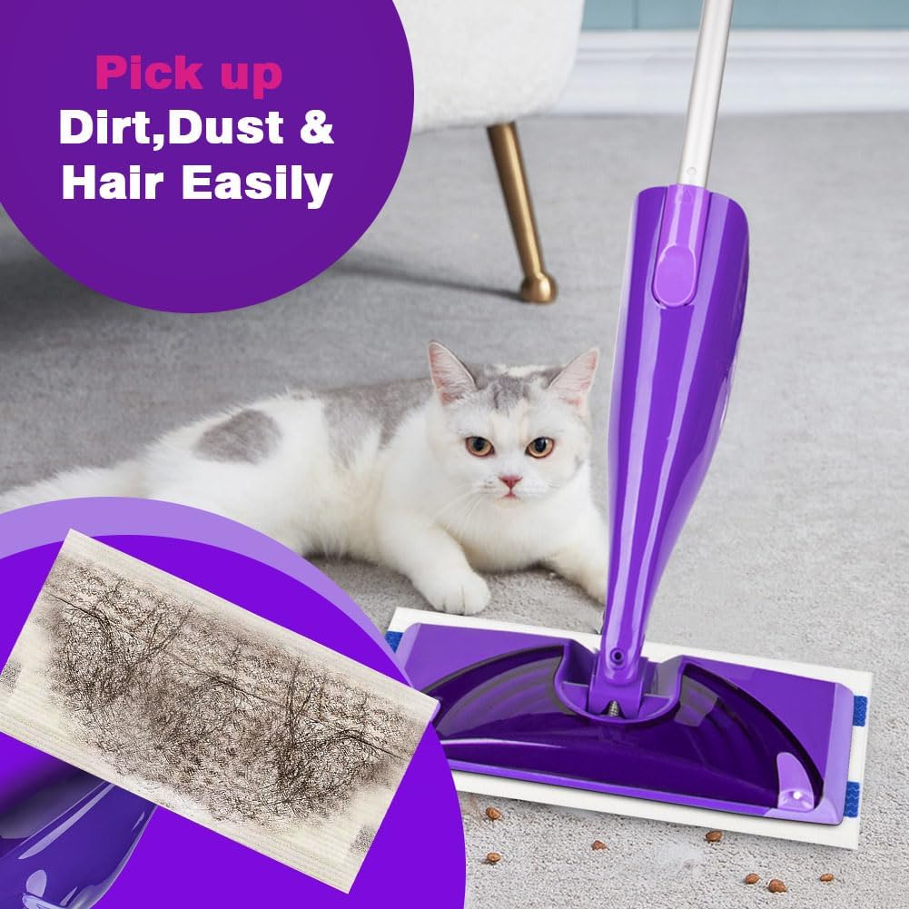 Multi-Surface Dry Floor Mop Pad Compatible with - Multi-Purpose Multi-Surface Floor Cleaner Spray Mop Pad for Hardwood Floors | Pack of 16