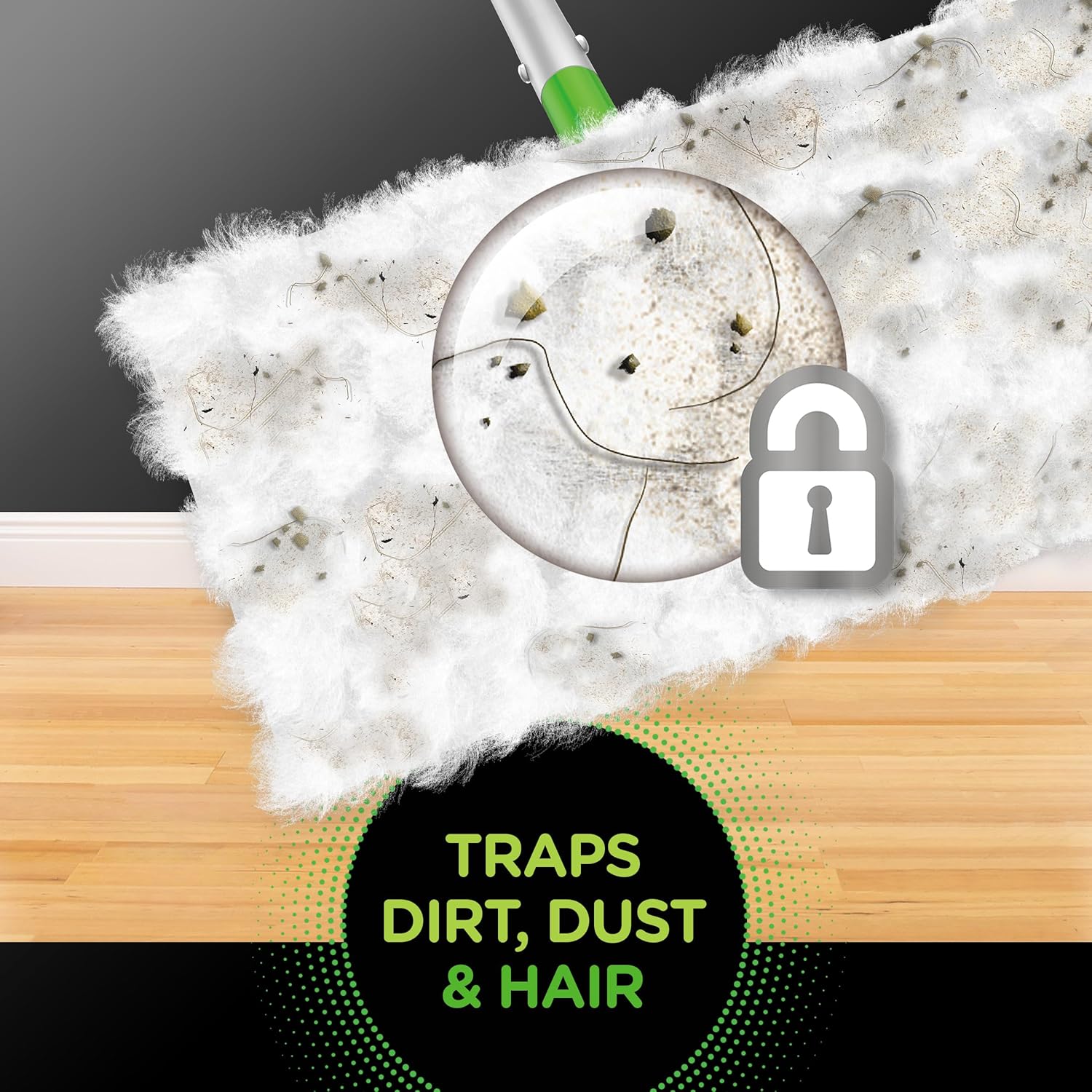 Sweeper Heavy Duty Dry Multi-Surface Replacement Cloths for Sweeping and Cleaning | Unscented | 32 Count