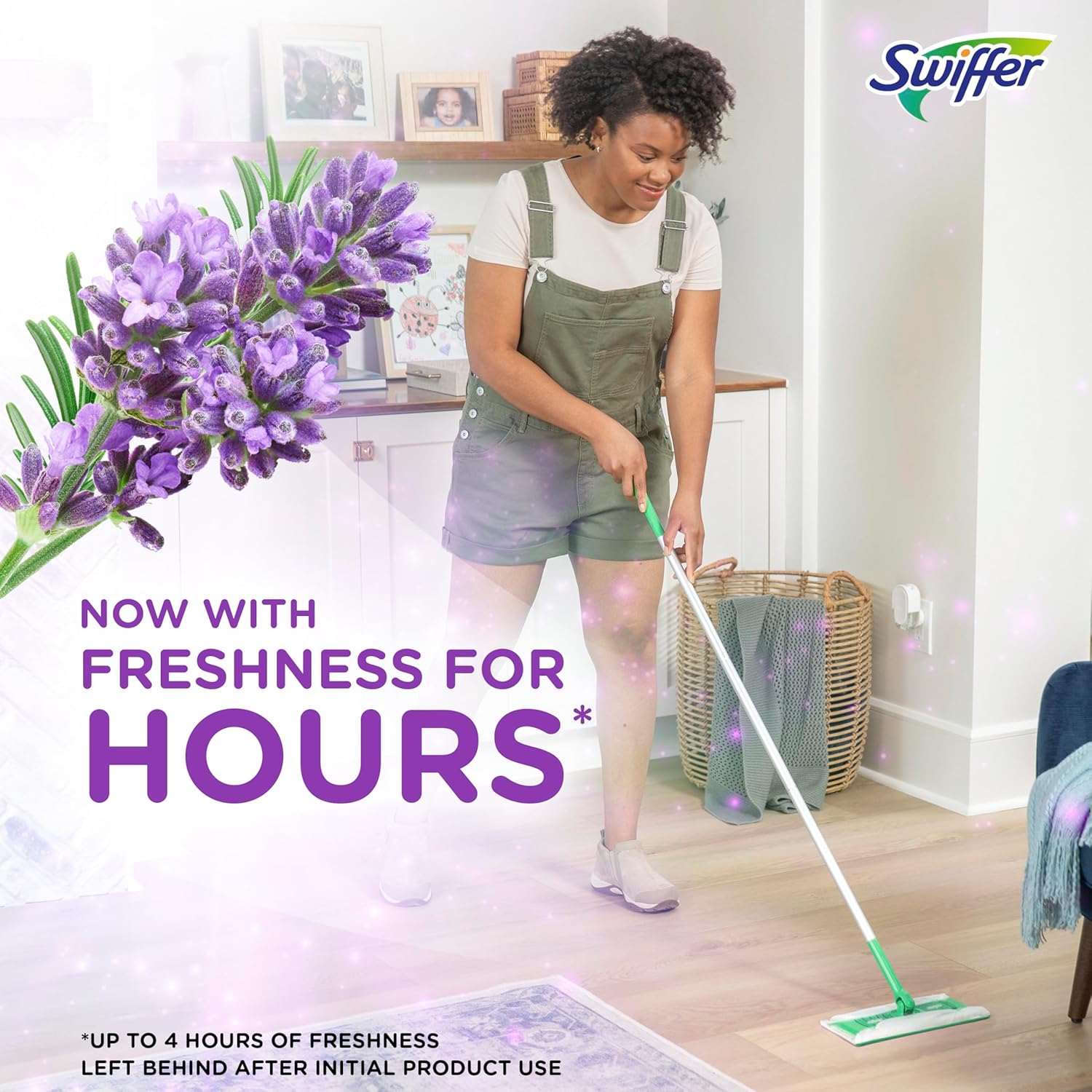 Sweeper Heavy Duty Wet Mop Multi-Surface Replacement | Lavender Scent | 20 Pieces