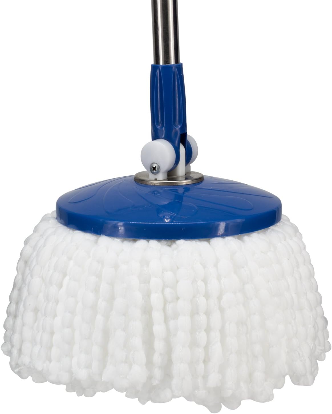 3-Pack Replacement Spin Mop Heads for Hurrica | Mopnad | Cassabel and Other 360 Degree Spin Mop Systems | Replacement Microfiber Spin Mop (3-Pack - White)
