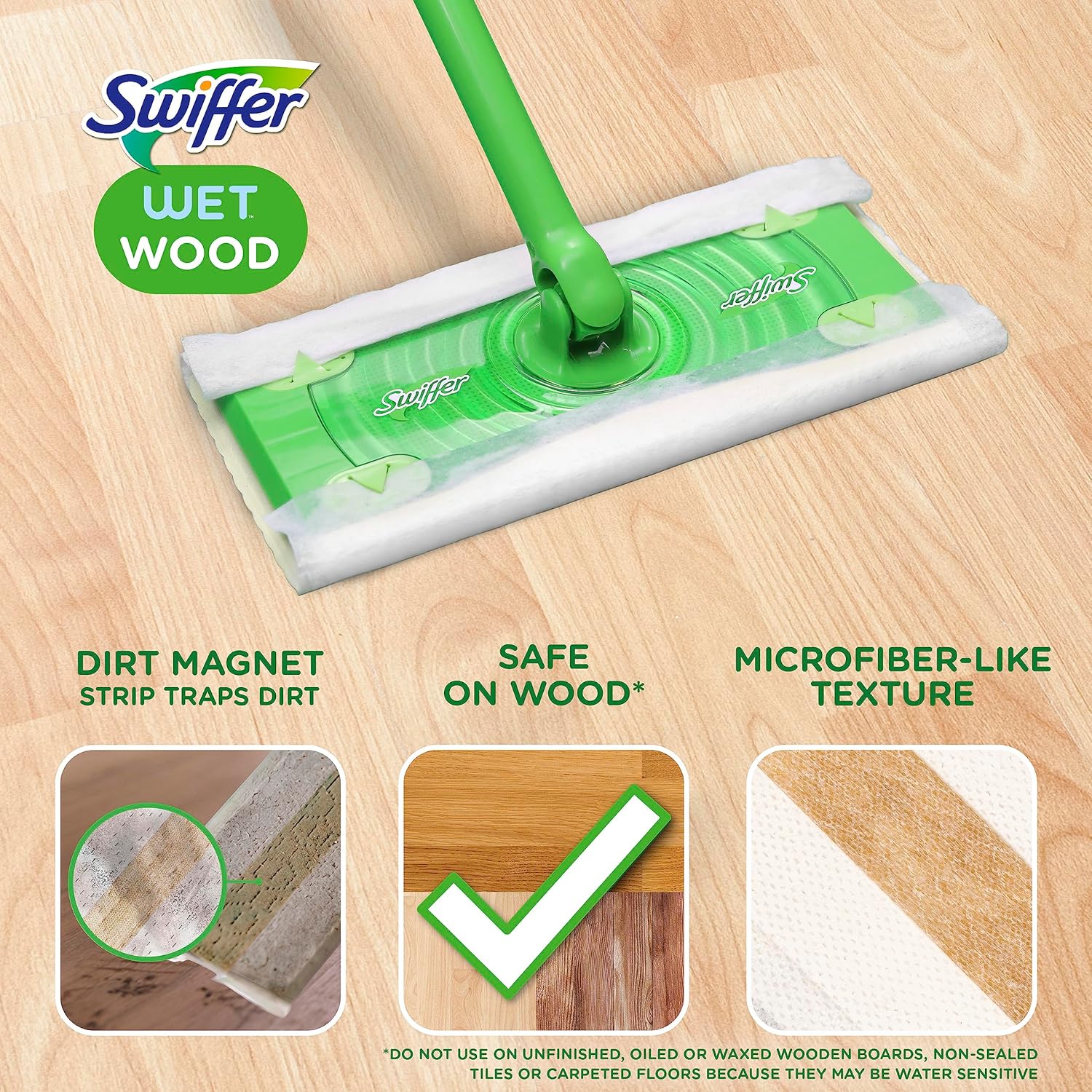 Sweeper Wet Wood Floor Mopping Cloth | 20 pieces