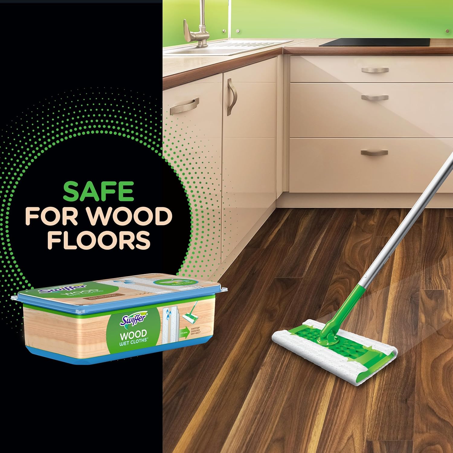 Sweeper Wet Wood Floor Mopping Cloth | 20 pieces